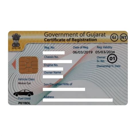 convert rc book to smart card gujarat|Registration Certificate (RC) Book .